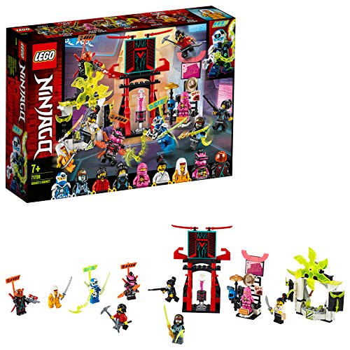 LEGO Ninjago - Mercado de Jugadores, Juguete de Construcción, Incluye 9 Minifiguras, Digi, Jay, Avatar Rosa de Zane y Avatar de Harumi, a Partir de 7 Años (71708) , color/modelo surtido LEGO Ninjago - Mercado de Jugadores, Juguete de Construcción, Incluye 9 Minifiguras, Digi, Jay, Avatar Rosa de Zane y Avatar de Harumi, a Partir de 7 Años (71708) , color/modelo surtido