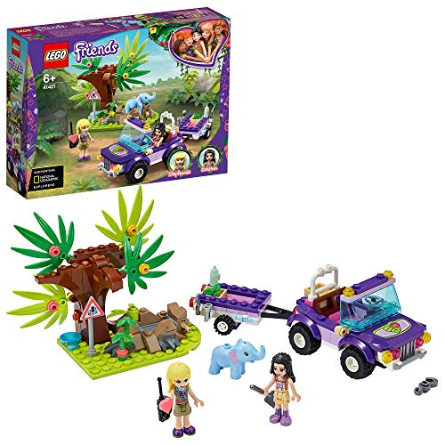 LEGO Pulse Theme Friends Rescate en la Jungla del Bebé Elefante Set de Juego con Stephanie, Serie Campamento de Aventuras, Multicolor (41421) LEGO Pulse Theme Friends Rescate en la Jungla del Bebé Elefante Set de Juego con Stephanie, Serie Campamento de Aventuras, Multicolor (41421)
