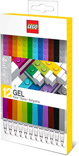 LEGO- Set de 12 bolígrafos de Gel (IQ Hong Kong LTD 1105451639)
