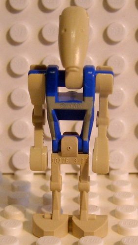 LEGO sw001b Star Wars - Figura de droide de Batalla piloto (del Juego 7929) con Torso de Color Azul