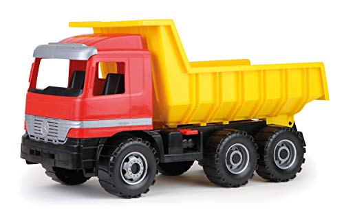 Lena GIGA Trucks Dump Truck Actros Previamente montado Camión - Modelos de vehículos de Tierra (Previamente montado, Camión, Mercedes-Benz Arocs, Dump Truck, 3 año(s), Negro, Gris, Rojo, Amarillo)