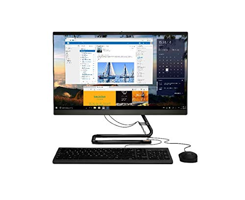 Lenovo AIO 3 IdeaCentre All in One 3 - Pantalla de 23.8" FullHD (AMD Ryzen 3-4300U, 8GB RAM, 256GB SSD, Windows 10 Home), Teclado y ratón USB - Color Negro