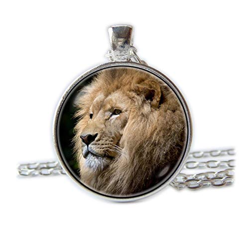 León colgante Animal collar collar naturaleza Zoo collar