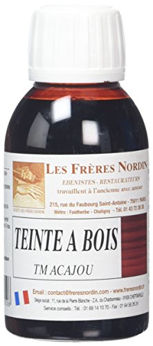 Les Frères Nordin, 410550 barniz para madera, tinte concentrado, color caoba Les Frères Nordin, 410550 barniz para madera, tinte concentrado, color caoba