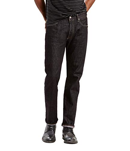 Levi's 501 Original Fit Jeans Vaqueros, Iconic Black, 32W / 34L para Hombre