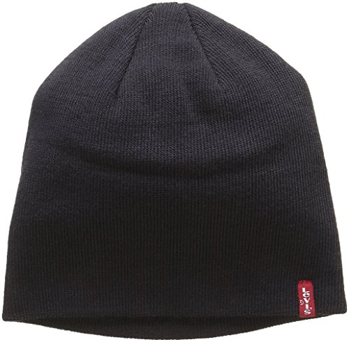 Levi's Otis Beanie, Gorro de punto Unisex adulto, Azul (Blue), Medium (Talla del fabricante: S/M)