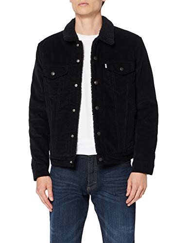 Levi's Type 3 Sherpa Trucker Chaqueta, Black Cord Better, XL para Hombre Levi's Type 3 Sherpa Trucker Chaqueta, Black Cord Better, XL para Hombre