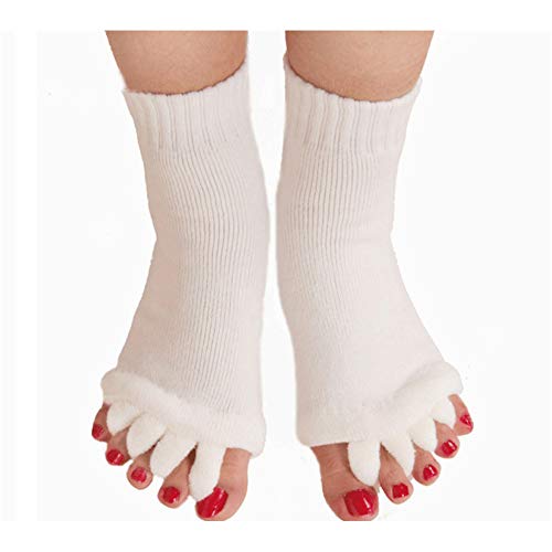 Lezed Calcetines separadores de Dedos para Yoga Cinco Separador De Dedos del Pie Calcetines Alineación Calcetines del Pie Cuidado De La Salud Calcetines De Gimnasia Aliviar Los Pies Dolor 2 Pares Lezed Calcetines separadores de Dedos para Yoga Cinco Separador De Dedos del Pie Calcetines Alineación Calcetines del Pie Cuidado De La Salud Calcetines De Gimnasia Aliviar Los Pies Dolor 2 Pares