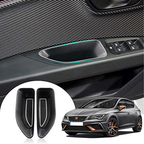LFOTPP Bandejas de almacenamiento para reposabrazos de puerta delantera de coche 2 unidades LFOTPP Bandejas de almacenamiento para reposabrazos de puerta delantera de coche 2 unidades