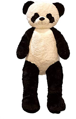 Lifestyle & More Oso de Panda Gigante Panda Oso de Peluche XXL 150 cm de Altura de Felpa Aterciopelada Animal de Peluche Suave - para el Amor