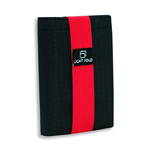 LIGHT FOLD Cartera de Nylon Ultra Delgada para Hombre - Diseño y Estilo - hasta 12 Tarjetas, Dinero en Efectivo - RFID Proteccion contra Robo Digital - Tejido Ripstop, Costura Dura, Banda Elástica LIGHT FOLD Cartera de Nylon Ultra Delgada para Hombre - Diseño y Estilo - hasta 12 Tarjetas, Dinero en Efectivo - RFID Proteccion contra Robo Digital - Tejido Ripstop, Costura Dura, Banda Elástica