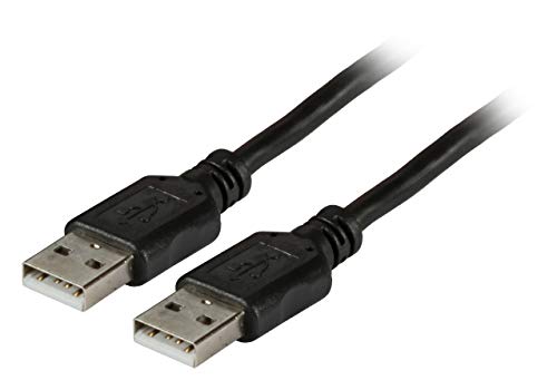 Link * Cable con conectores USB 2.0 tipo A macho/macho) negro MT. 0,5