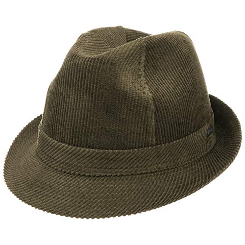 Lipodo Sombrero de Pana Molinar Hombre - Trilby con cordón Verano/Invierno - 56 cm Verde Oliva Lipodo Sombrero de Pana Molinar Hombre - Trilby con cordón Verano/Invierno - 56 cm Verde Oliva