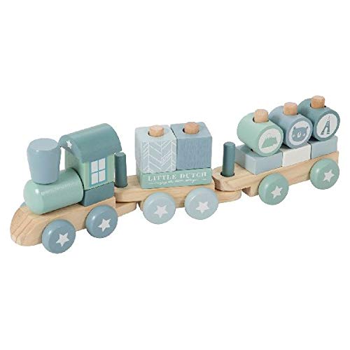 Little Dutch-LD4417 Tren, madera, Multicolor (4417) , color/modelo surtido