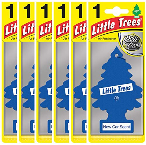 Little Trees MTZ02 Ambientadores Coche Nuevo, 6 piezas Little Trees MTZ02 Ambientadores Coche Nuevo, 6 piezas