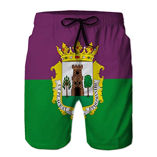 LJKHas232 Hombre Core Slim Fit Bañador Ajustable Shorts de Playa Bandera de plasencia en Extremadura de españa XXL LJKHas232 Hombre Core Slim Fit Bañador Ajustable Shorts de Playa Bandera de plasencia en Extremadura de españa XXL