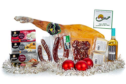 LOTE NAVIDAD // Surtido de productos ibéricos extremeños // Calidad y tradición //Peso aproximado del lote 9kg aprox // Moran C.B. // Envió 24 – 72h.