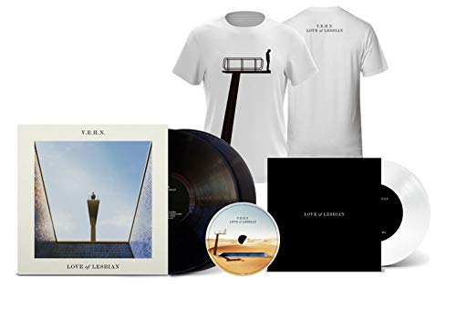 Love Of Lesbian - V.E.H.N (2 Lp Vinilo Negro + Lp Vinilo Single Blanco + Cd + Camiseta S Chica) Edición Firmada