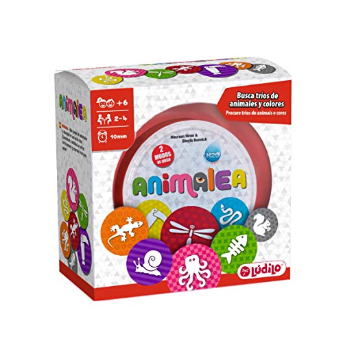 Lúdilo Animalea, Encuentra tríos, mesa en familia, juego educativo para desarrollar concentración (PERCEPCIÓN VISUAL) Lúdilo Animalea, Encuentra tríos, mesa en familia, juego educativo para desarrollar concentración (PERCEPCIÓN VISUAL)