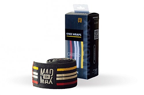 Madmax - Rodillera para Mujer, Talla única, Color Negro