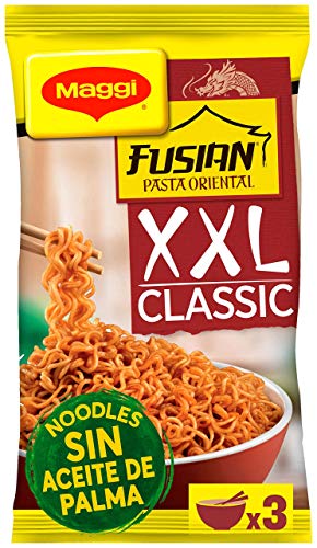 Maggi Pasta Oriental XXL Classic - Fideos Orientales Sin Aceite de Palma - Bolsa 185 g