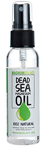 Magnum Solace - Aceite de Magnesio - Grande 60 ml - Origen Excepcional el Mar Muerto 100% PURO Magnum Solace - Aceite de Magnesio - Grande 60 ml - Origen Excepcional el Mar Muerto 100% PURO