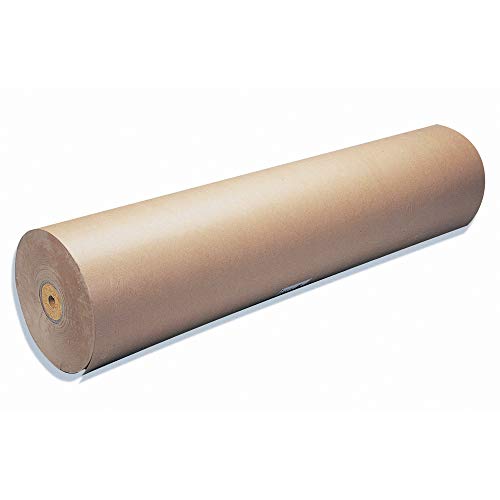 Maildor - Rollo de papel kraft (50 m x 1 m, 64 g), color marrón claro Maildor - Rollo de papel kraft (50 m x 1 m, 64 g), color marrón claro