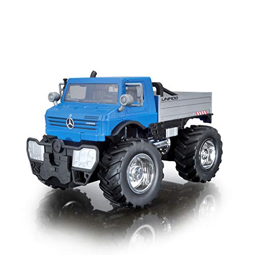 Maisto M82301 RC Mercedes-Benz UNIMOG U5000, Cielo/Gris/Negro