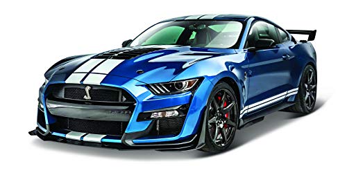 Maisto- Mustang Shelby Gt500 del 2020 en Color Azul y en Escala 1/18 31388B