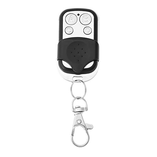 Mando a Distancia para Puerta de Garaje, Domybest 433MHz Universal 4 Canales Copia Código Garage Door Gate Opener Alarma de Seguridad Key Lock Remote Controller (1PCS)