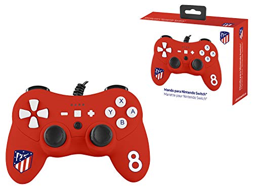 Mando controller para Nintendo Switch, con cable, Atlético De Madrid Mando controller para Nintendo Switch, con cable, Atlético De Madrid