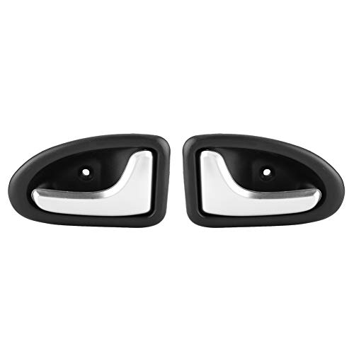 Manija de la puerta de Akozon Cubierta de la manija de la puerta del interior del automóvil Recipiente para el RENAULT CLIO SCENIC TRAFIC 8200915599(1 pair)