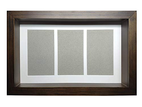 Marco de Fotos Original Tipo Caja, de Madera con Cristal y Paspartú, Cuadro Profundo para meter Objetos de colección: Objeto 3D, Pinzas con Fotos, Flores, medallas, etc. (Wengue, 30 x 20 x 5 cm) Marco de Fotos Original Tipo Caja, de Madera con Cristal y Paspartú, Cuadro Profundo para meter Objetos de colección: Objeto 3D, Pinzas con Fotos, Flores, medallas, etc. (Wengue, 30 x 20 x 5 cm)