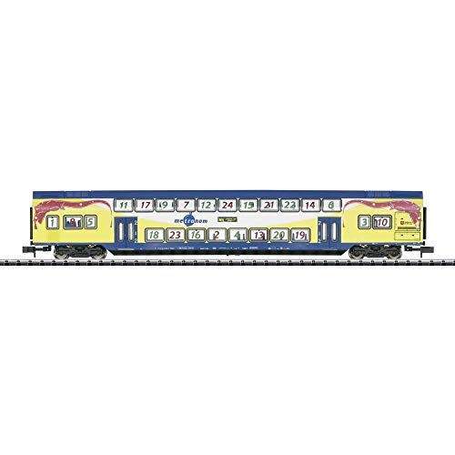 Märklin Trix 15396 Doble Stock Carro 2ª Clase (Metrónomo), Multicolor Märklin Trix 15396 Doble Stock Carro 2ª Clase (Metrónomo), Multicolor
