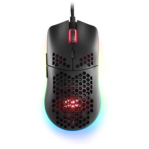 Mars Gaming MMAX Negro, Ratón Gaming Ultraligero, RGB Chroma 12400 DPI, Sensor óptico PixArt 3327PRO Mars Gaming MMAX Negro, Ratón Gaming Ultraligero, RGB Chroma 12400 DPI, Sensor óptico PixArt 3327PRO
