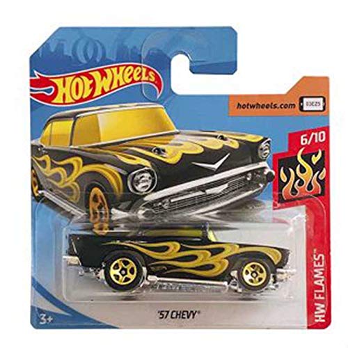 Mattel Cars Hot Wheels Custom ’57 Chevy HW Flames 9/250 2019 Short Card