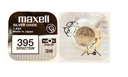 Maxell dos 395/SR927SW SR57 Pila de óxido de reloj/'ARGENT