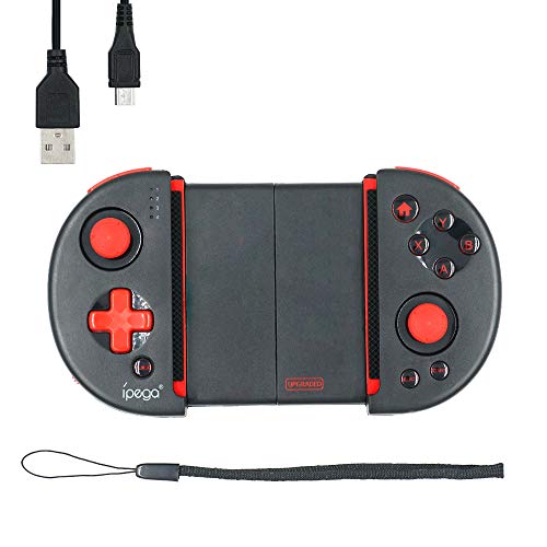 Mcbazel Joystick del controlador inalámbrico, iPega PG-9087S Red Knight Telescopic Bluetooth Controller para Android / Windows PC Not for IOS Mcbazel Joystick del controlador inalámbrico, iPega PG-9087S Red Knight Telescopic Bluetooth Controller para Android / Windows PC Not for IOS