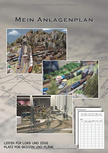 MEIN ANLAGENPLAN A4 BUCH ZUR MODELLEISENBAHN ÜBERSICHT UND PLANUNG: 120 SEITEN WEIS MIT TABELLE FÜR LOKOMOTIVEN UND ZÜGE UND PLATZ FÜR SKIZZEN UND ... ODER WEIHNACHTEN FÜR ALLE MODELLBAHN BASTLER