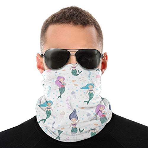 Mermaid Variety Head Scarf Unisex Fashion Face Cover Wind Proof Neck Gaiter Headwear Magic Scarf BandaNose Cover Scarf Mermaid Variety Head Scarf Unisex Fashion Face Cover Wind Proof Neck Gaiter Headwear Magic Scarf BandaNose Cover Scarf