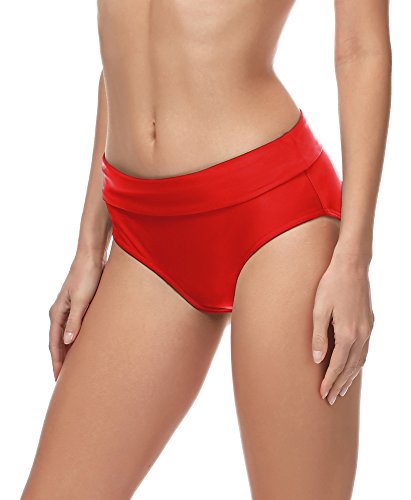 Merry Style Bragas Braguitas de Bikini Parte de Abajo Bikini Trajes de Ba?o Mujer MSVR5 (Rojo (4186), 44)