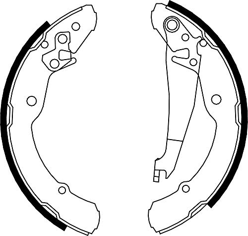 metelligroup 53-0379 Zapatas de Freno Made in Italy, Repuestos para Automoviles, Kit Compuesto de 4 Piezas, Certificado ECE R90