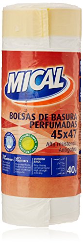 Mical - Bolsas de basura perfumadas - 45x47 - 40 unidades