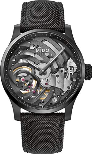 Mido orologio Multifort Mechanical Skeleton Limited Edition 44mm carica manuale Titanio M032.605.47.410.00 - Default Title