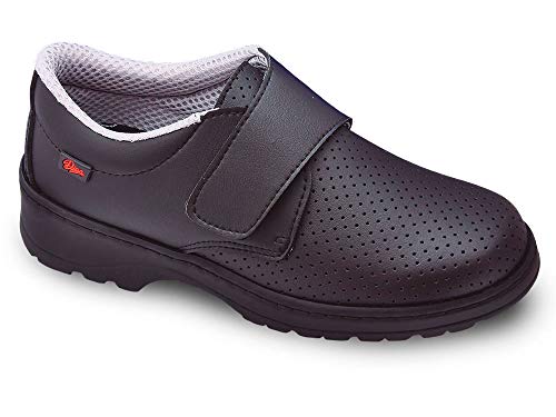 Milan-SCL picado Color Negro Talla 42, Zapato de Trabajo Unisex Certificado CE EN ISO 20347 Marca DIAN Milan-SCL picado Color Negro Talla 42, Zapato de Trabajo Unisex Certificado CE EN ISO 20347 Marca DIAN