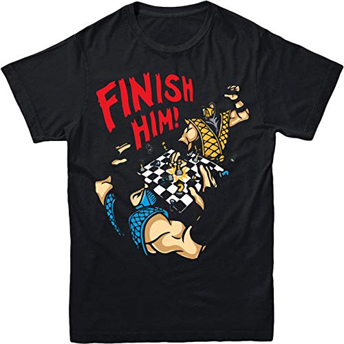MiMiTee Mortal Kombat Camiseta Casual de algodón Hombres Camiseta con gráfico Creativo Estampado de Letras Tops para la Vida Diaria Deportes al Aire Libre