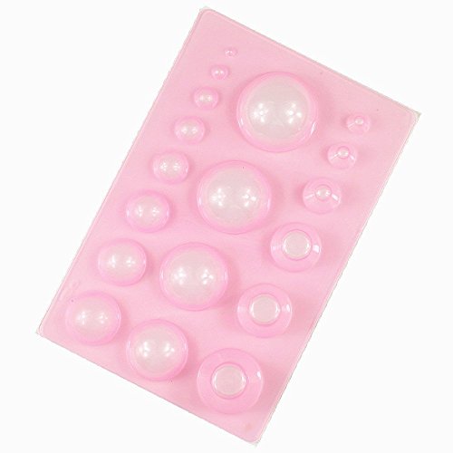Mini molde de media bola de papel para manualidades (rosa, 13 x 20 cm) Mini molde de media bola de papel para manualidades (rosa, 13 x 20 cm)