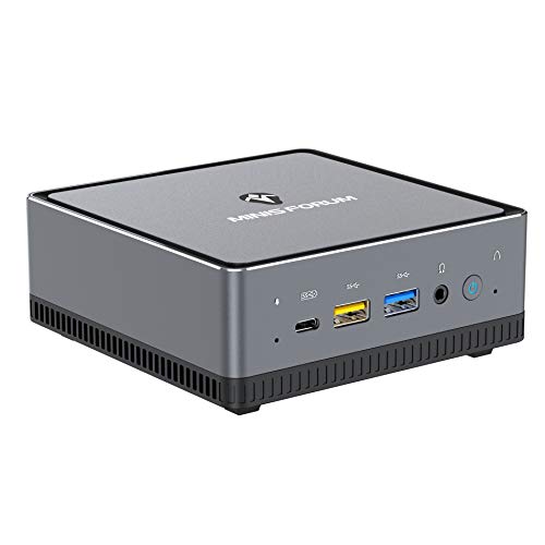 Mini PC AMD Ryzen 5 3550H | 16 GB RAM 512 GB PCle SSD | Radeon Vega 8 Graphics | Windows 10 Pro | Intel WIFI6 AX200 BT 5.1 | 4K HDMI 2.0 Display USB-C | 2X RJ45 Gigabit | 4X USB 3.1| Pequeño Formato