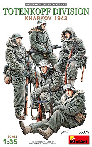 MiniArt- Totenkopf Division (Kharkov 1943) Figuras, Color Gris (MIN35075)