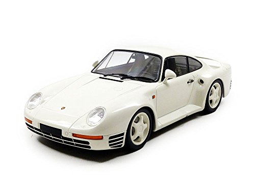 Minichamps- Porsche 959 1987 155066202 - Coche en Miniatura, Color Blanco a Escala 1:18